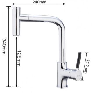 Смеситель для кухни Frap F6044 хром